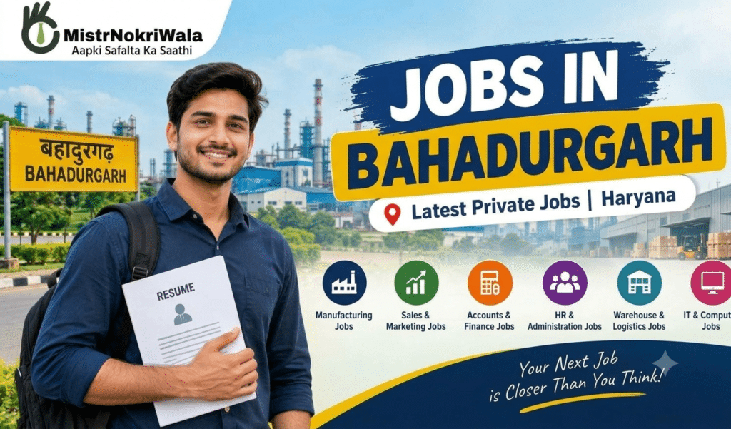 Banner Image For the Blog Tittled: Jobs in Bahadurgarh Haryana find the best opportunity