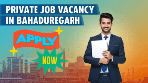 private job vacancy Bahadurgarh manufacturing companies