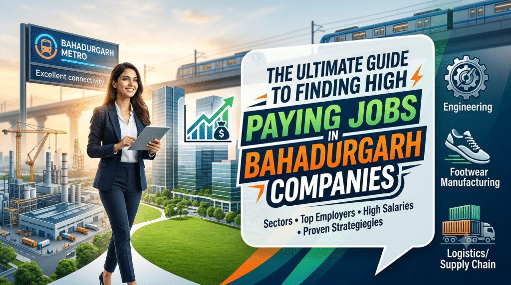 The Ultimate Guide to High Paying Jobs in Bahadurgarh Companies