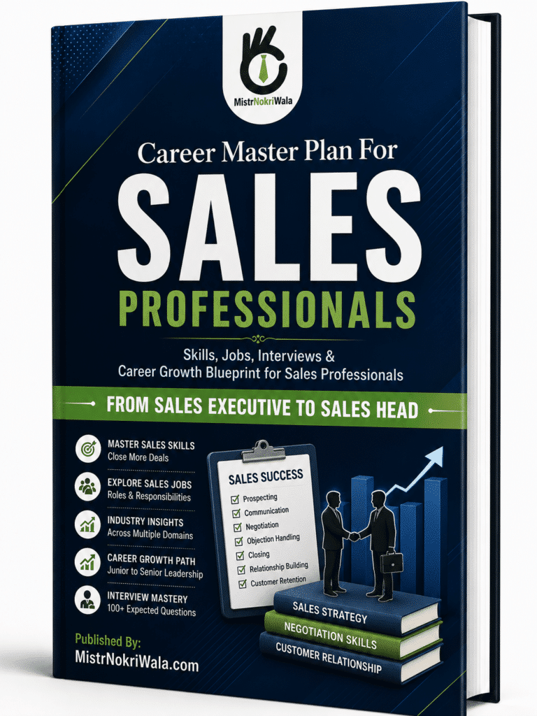 Master Bluprint for Career in sales jobs : cover image